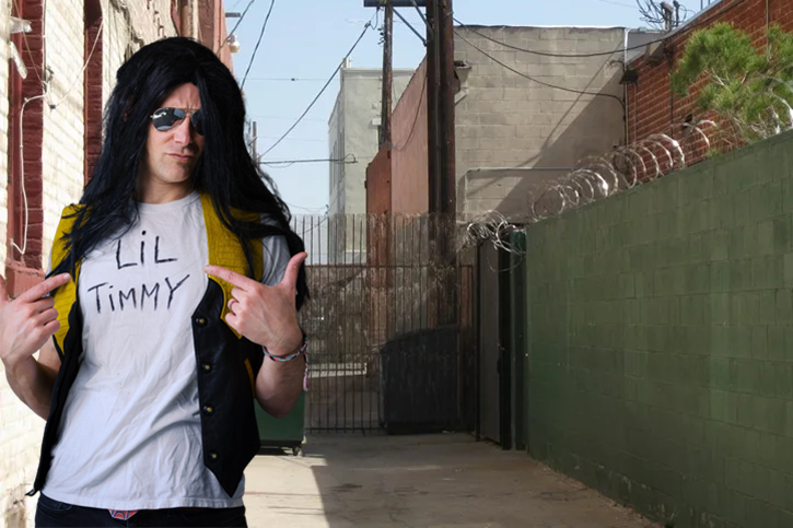 LilTimmy420 in a back alley