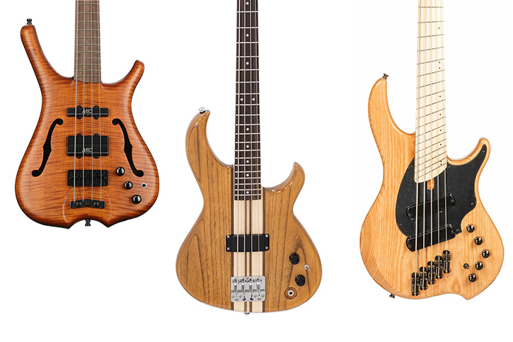 Image showing different wood types in bodies and/or necks
