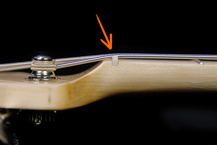 Picture showing where the nut is