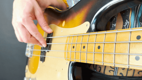 Clip showcasing plucking technique