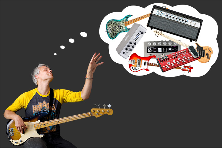 Picture of Gio reaching up in a dream to bass gear